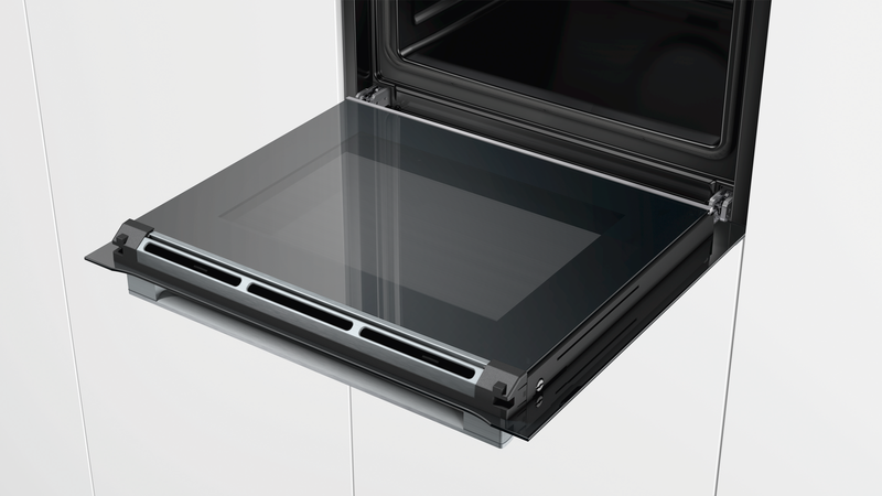 BOSCH Einbau-Backofen 60 cm schwarz mit Pyrolyse - HBG676EB6