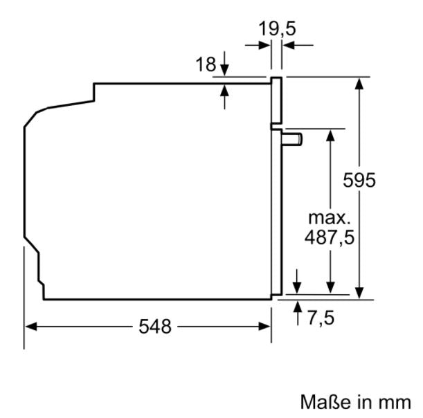 BOSCH Einbau-Backofen 60 cm schwarz mit Pyrolyse - HBG676EB6