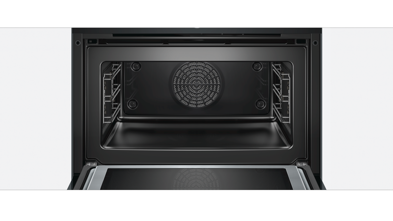 BOSCH Kompakt-Backofen mit Mikrowelle, schwarz 6 Beheizungsarten inkl. 4D-