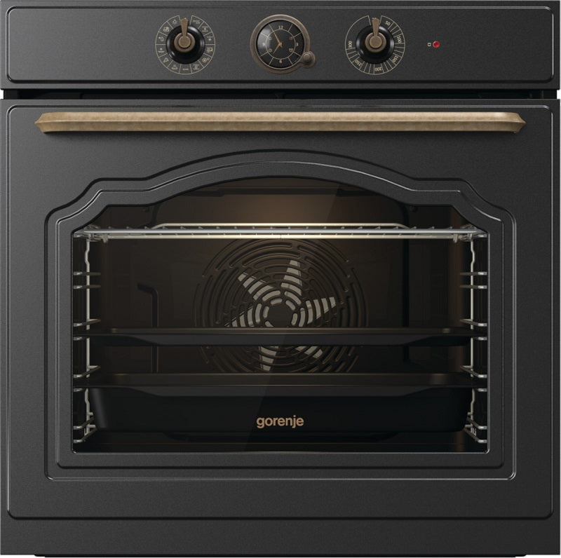 Gorenje Einbaubackofen matt schwarz - Classico Line - BOS67371CLB