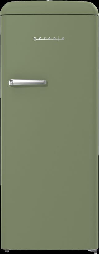 Gorenje Ku?hlschrank - H 154 cm - B 60 cm Olive Türanschlag links EEKL D, Inverter Kompressor, 4* Gefrierfach, DynamicAir, FreshZone, TA links, olive