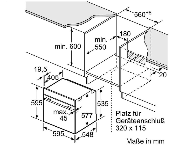 SIEMENS Einbau-Dampfbackofen iQ 700 - HS658GXS7