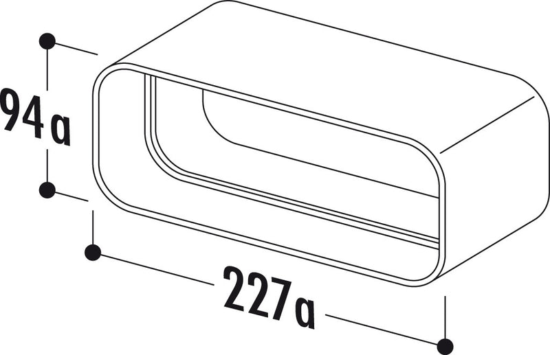 F-RVB 150 Rohrverbinder Verbindungselement weiß - 4043005