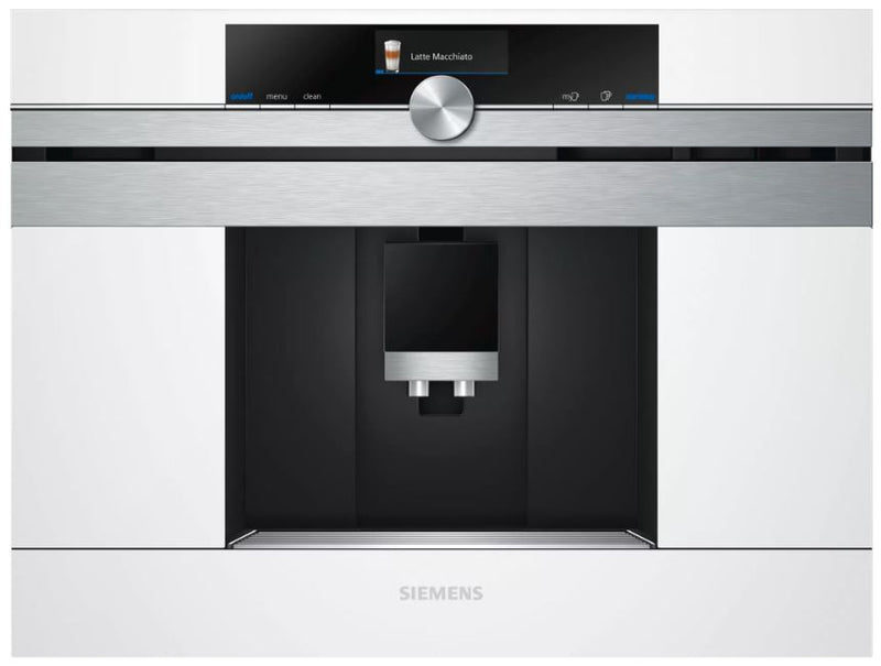 SIEMENS Kaffeevollautomat weiß mit TFT-Display - CT636LEW1