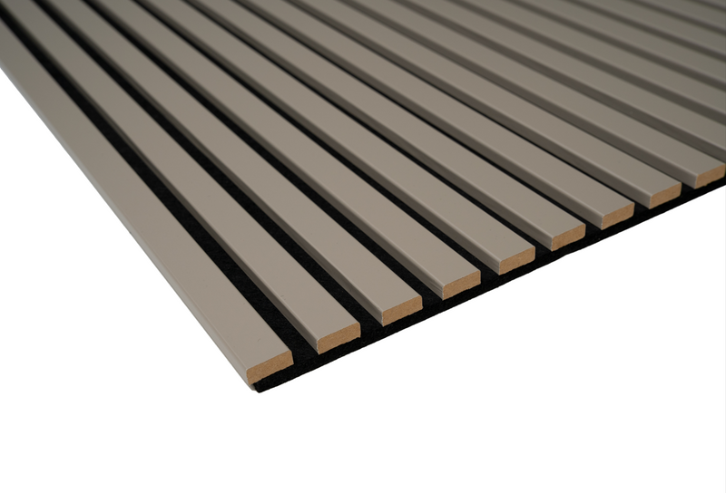 BY JACOBSEN AKUSTIKPANEEL TREND - SAND  - FILZ SCHWARZ - 19x600x2400MM