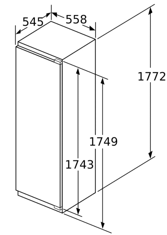 SIEMENS Einbau-Gefrierschrank Vollintegrierbar iQ500 - GI81NACF0